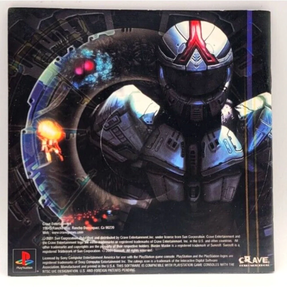 Blaster Master: Blasting Again (Sony PlayStation 1‎ PS1, 2001)  **MANUAL ONLY**